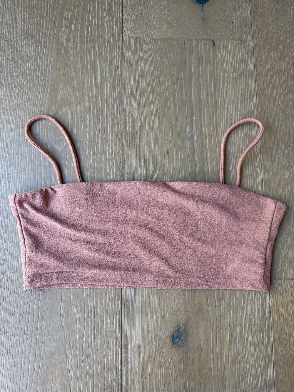 Five Dancewear Crop Top in Beautiful Clay Color, Size PA